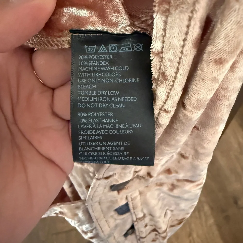 BDG NWOT Velvet Rose Colored Overalls - Picture 7 of 7